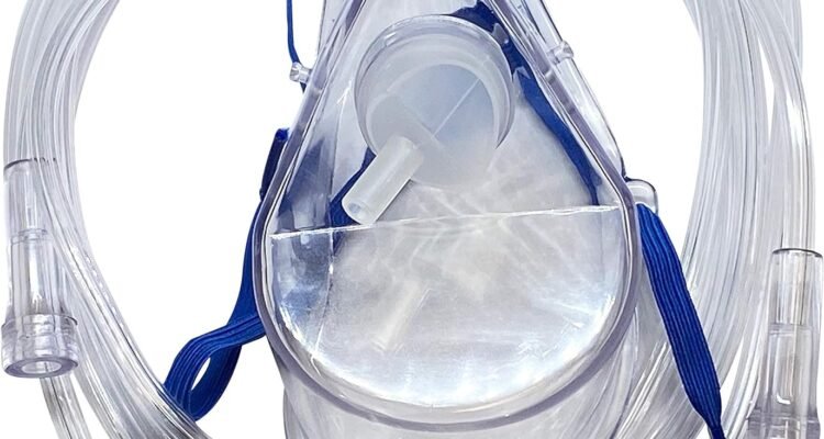 1-pack-westmed-0370-medium-concentration-oxygen-mask-adult-w7-kink-resistant-tubing