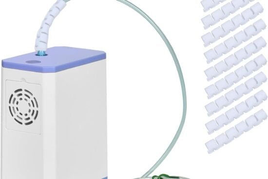 10 pack oxygen tubing support crimp straightener for portable oxygen concentrator oxygen hose oxygen tubes nasal cannula