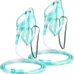 Face Adult Mask Review 12 2-pack-oxygen-mask-for-face-adult-with-66-tube-adjustable-elastic-strap-size-l