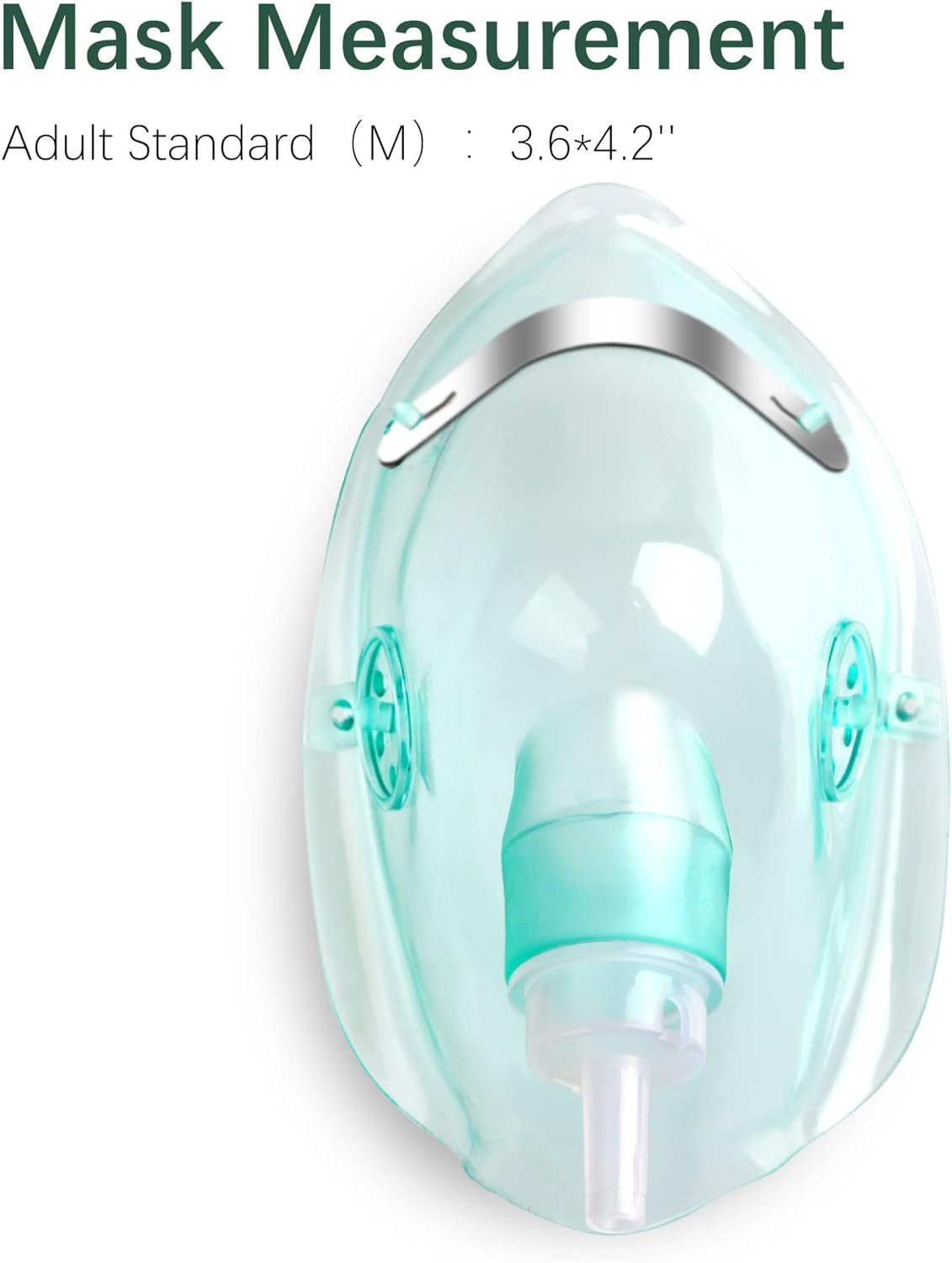 3 Pack Oxygen Mask for Face Adult with 6.6 Tube Adjustable Elastic Strap - Size S+M+L 3 Pack Oxygen Mask for Face Adult with 6.6 Tube Adjustable Elastic Strap - Size S+M+L