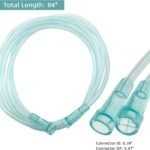 3 pack oxygen mask for face adult with 7 ft tube adult oxygen mask with adjustable elastic strap adult elongated size 4