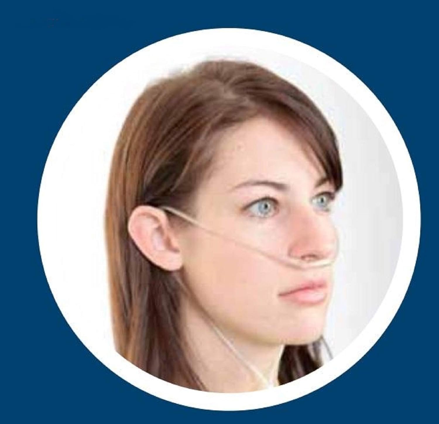 Adult Ultra Soft Oxygen Cannula, green tubing - 7 Ft (Westmed #0556) pk 5