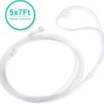 ansnf-standard-oxygen-nasal-cannula-for-adult-7-ft-soft-material-kink-resistant-lightweight-tubing-5-pack