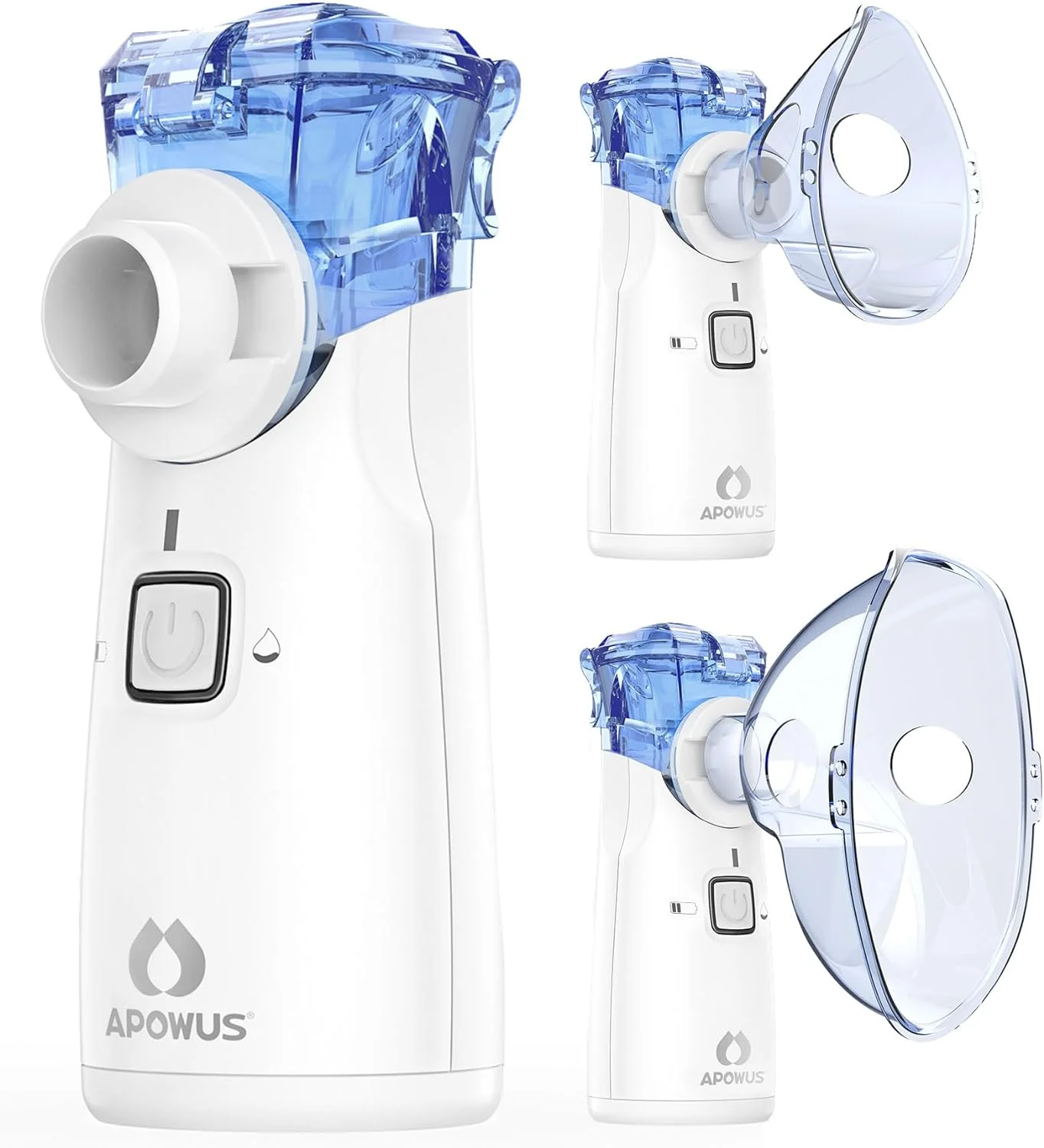 apowus portable nebulizer nebulizer for adults and kids nebulizer machine for adults and kids with 3 nebulizer masks and