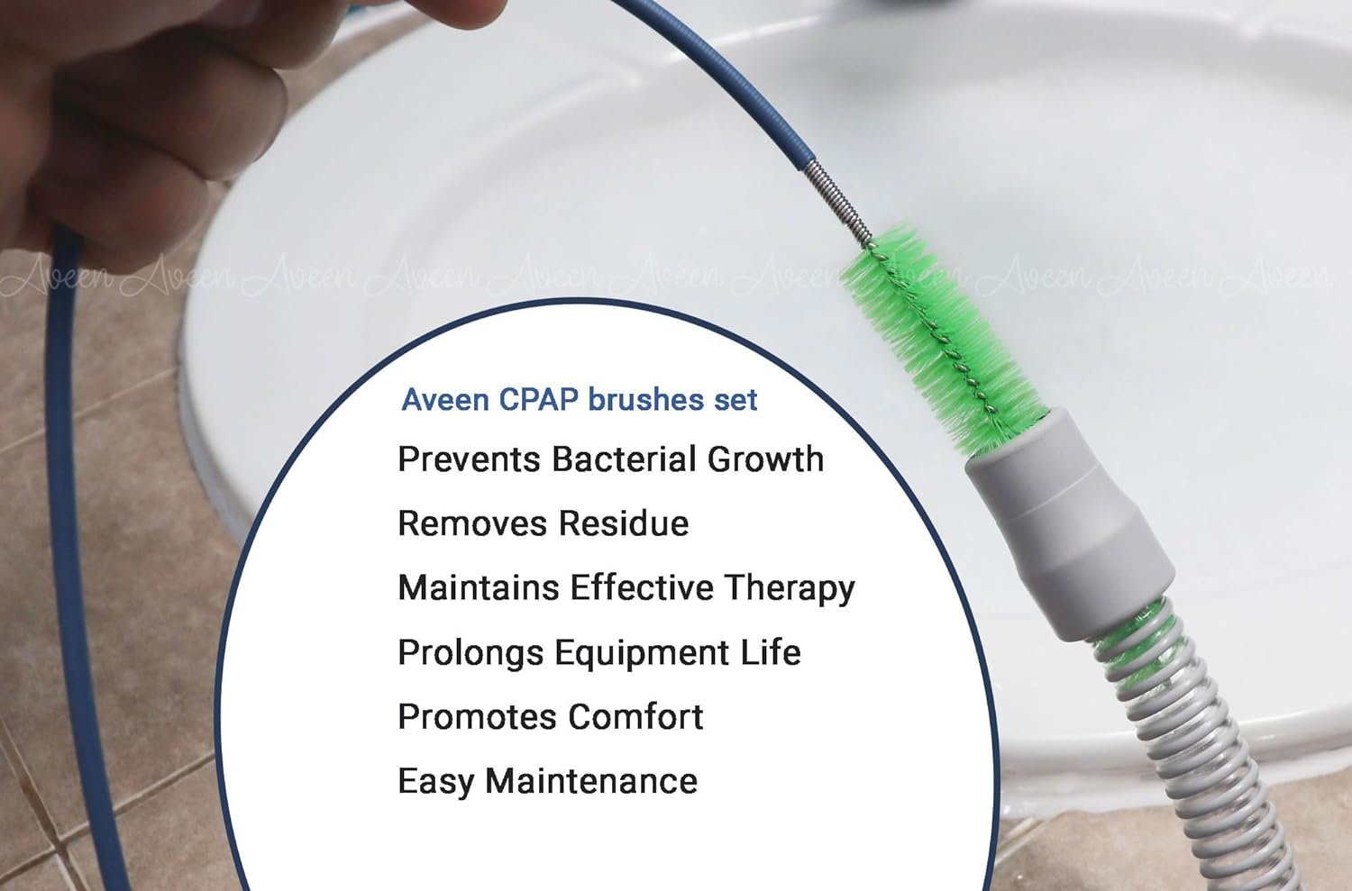 Aveen CPAP Tube and Mask Cleaning Brush, Suitable for All CPAP Hoses and Masks, CPAP Hose Cleaning Brush Kit, Enhance Your CPAP Machine and CPAP mask, CPAP mask Cleaner. Aveen CPAP Tube and Mask Cleaning Brush, Suitable for All CPAP Hoses and Masks, CPAP Hose Cleaning Brush Kit, Enhance Your CPAP Machine and CPAP mask, CPAP mask Cleaner.
