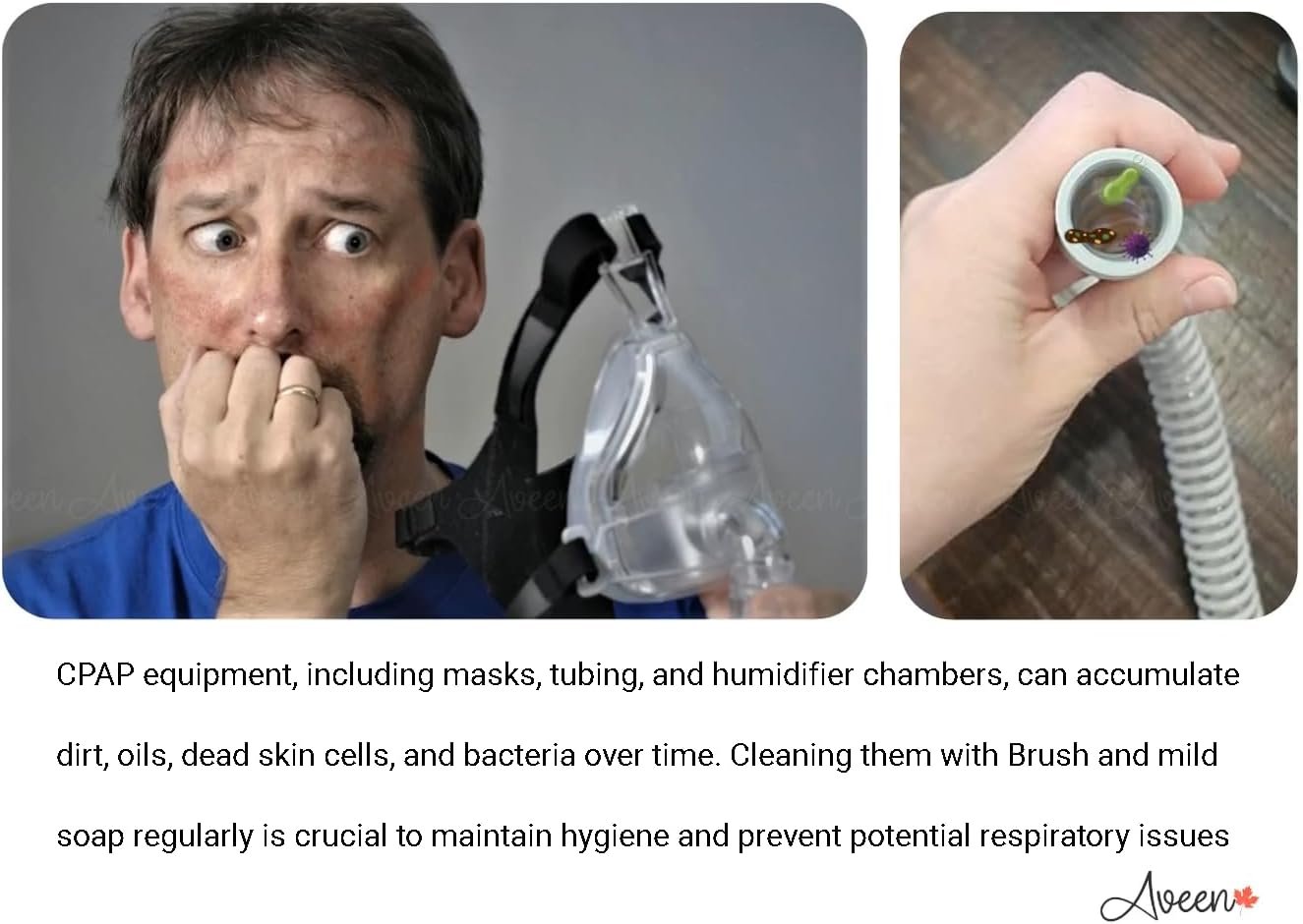 Aveen CPAP Tube and Mask Cleaning Brush, Suitable for All CPAP Hoses and Masks, CPAP Hose Cleaning Brush Kit, Enhance Your CPAP Machine and CPAP mask, CPAP mask Cleaner. Aveen CPAP Tube and Mask Cleaning Brush, Suitable for All CPAP Hoses and Masks, CPAP Hose Cleaning Brush Kit, Enhance Your CPAP Machine and CPAP mask, CPAP mask Cleaner.