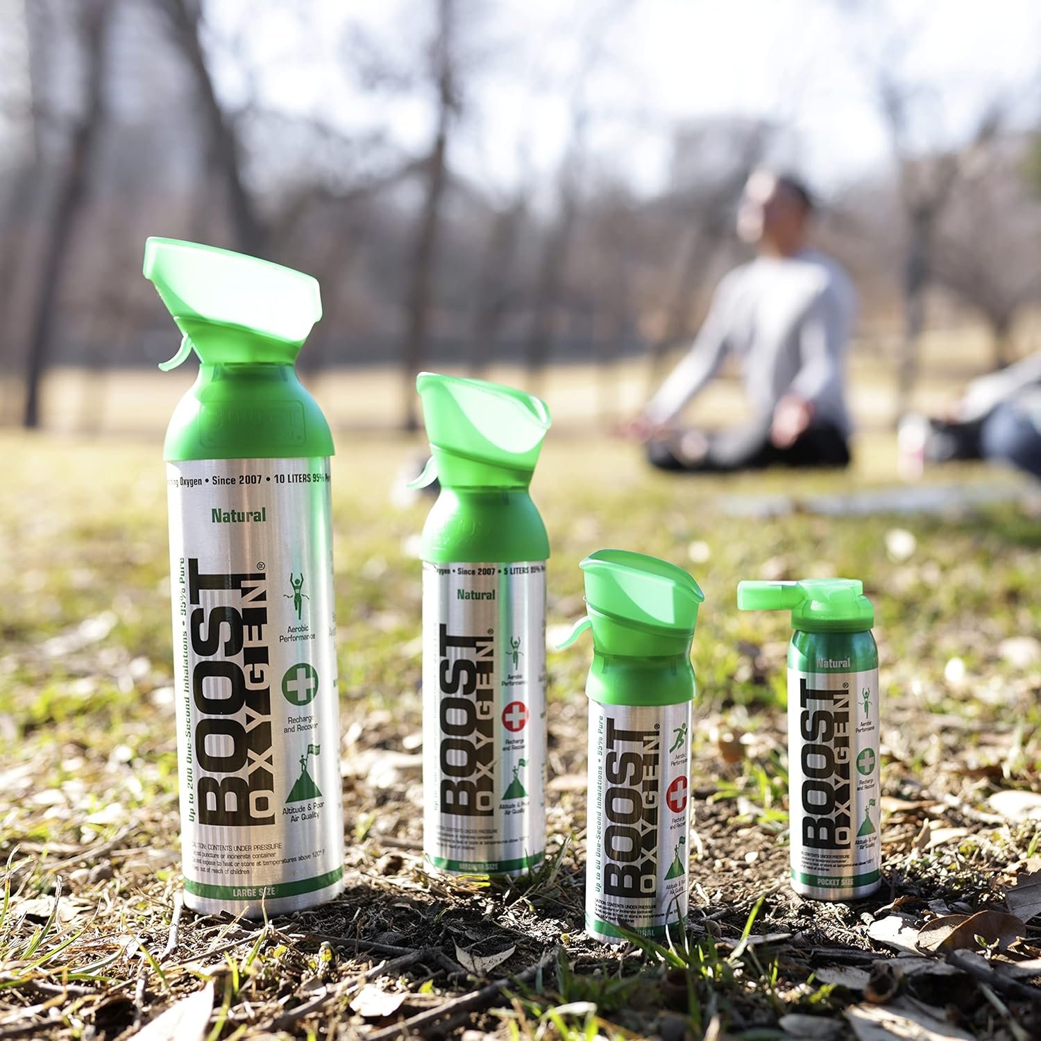 Boost Oxygen Pocket Size Natural Aroma 3 Liter Portable Oxygen Canister | Respiratory Support for Aerobic Recovery, Altitude, Performance and Health (3 Pack) Boost Oxygen Pocket Size Natural Aroma 3 Liter Portable Oxygen Canister | Respiratory Support for Aerobic Recovery, Altitude, Performance and Health (3 Pack)