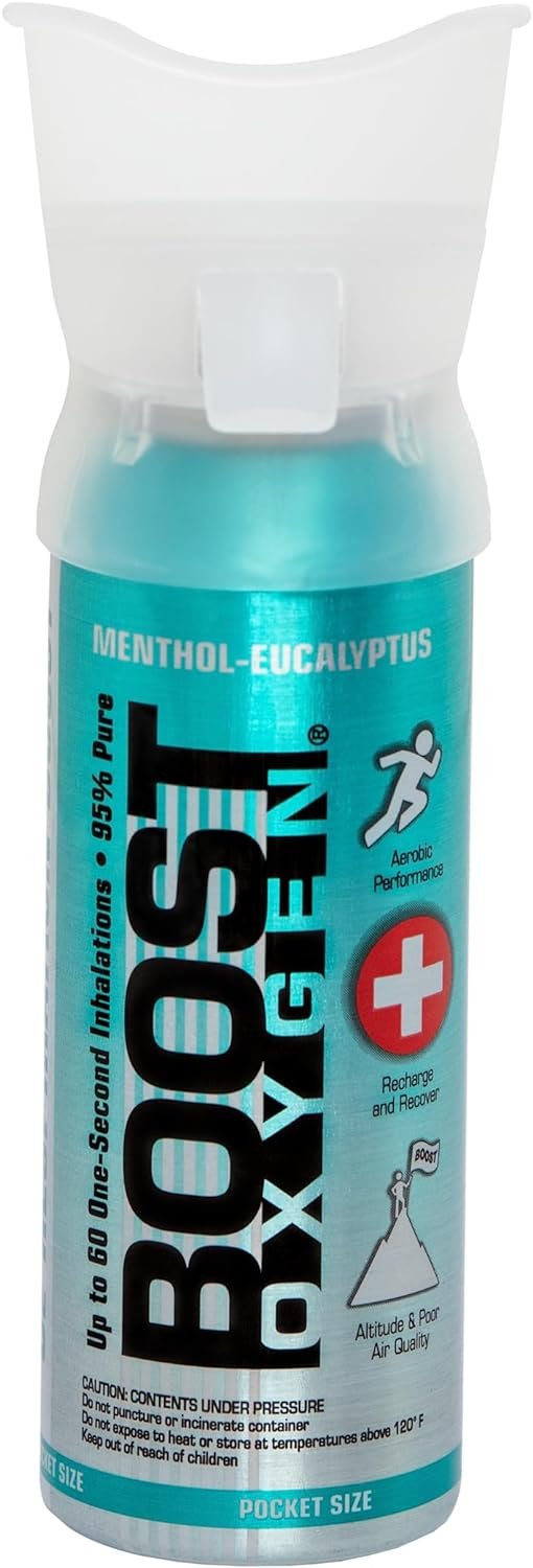 Boost Oxygen Pocket Size Natural Aroma 3 Liter Portable Oxygen Canister | Respiratory Support for Aerobic Recovery, Altitude, Performance and Health (3 Pack) Boost Oxygen Pocket Size Natural Aroma 3 Liter Portable Oxygen Canister | Respiratory Support for Aerobic Recovery, Altitude, Performance and Health (3 Pack)