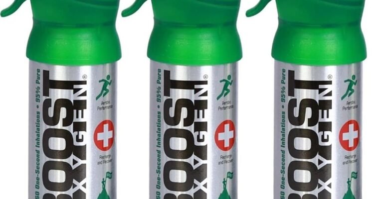 boost oxygen pocket size natural aroma 3 liter portable oxygen canister respiratory support for aerobic recovery altitud
