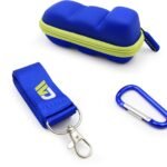 casematix blue green travel case compatible with asthma inhaler includes case only 2