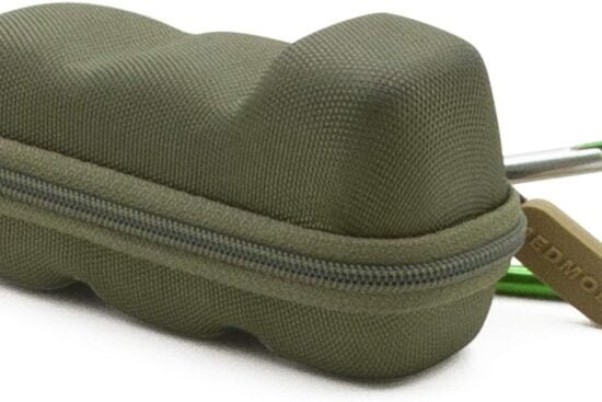 casematix forest green travel case fits asthma inhaler includes case only