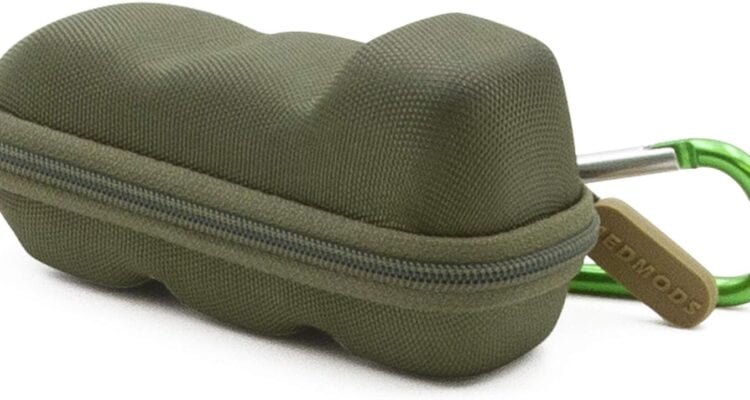 casematix forest green travel case fits asthma inhaler includes case only