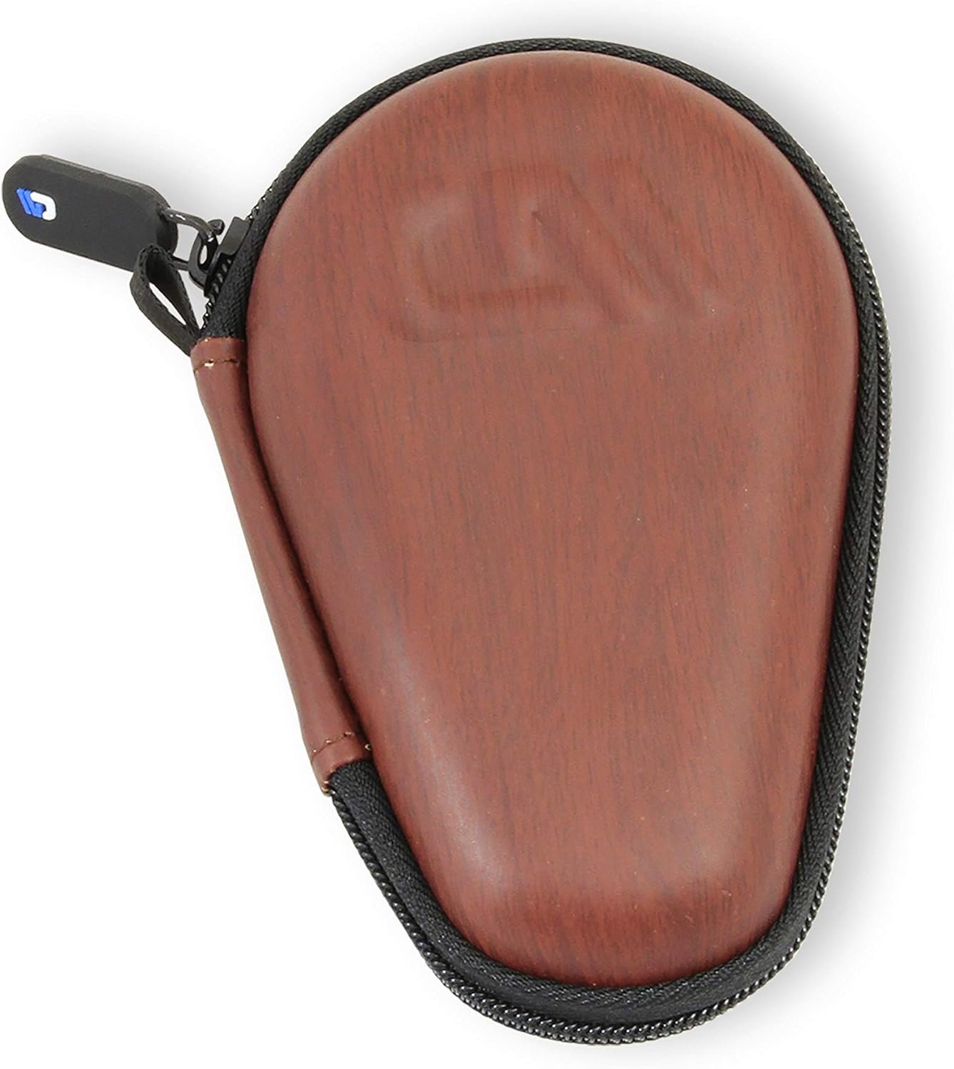 Casematix Wood Pattern Clip on Asthma Inhaler Travel Case, CASE ONLY