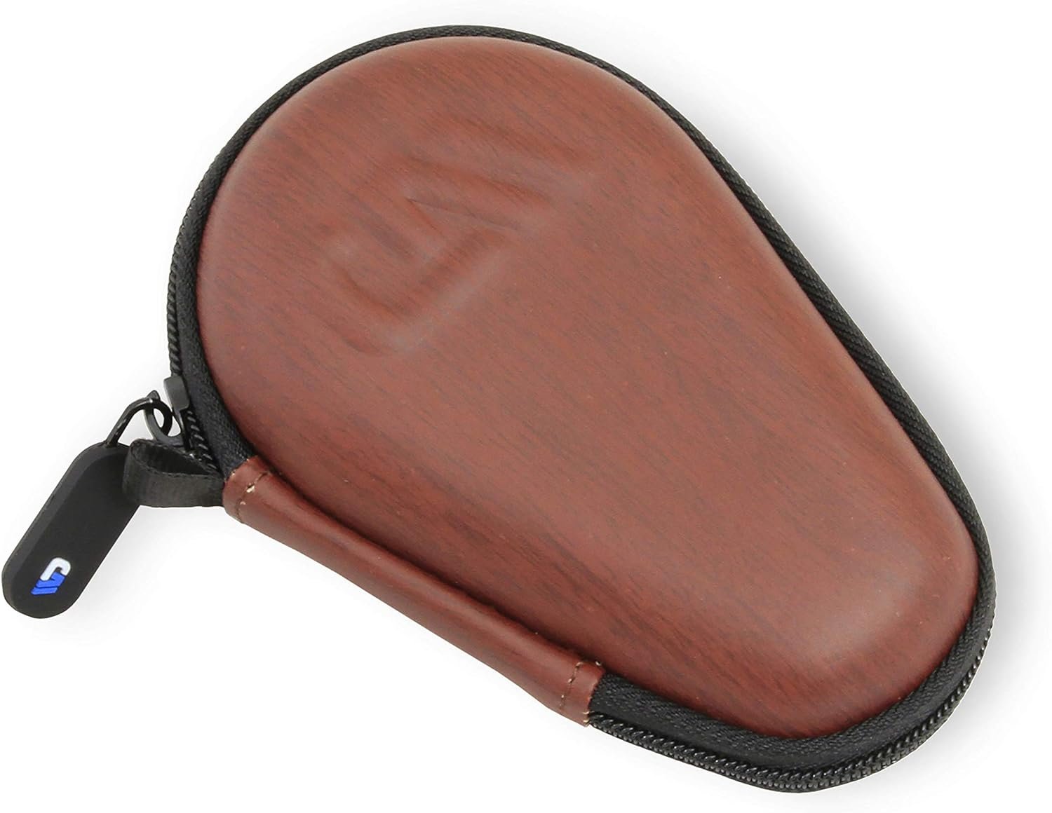 Casematix Wood Pattern Clip on Asthma Inhaler Travel Case, CASE ONLY
