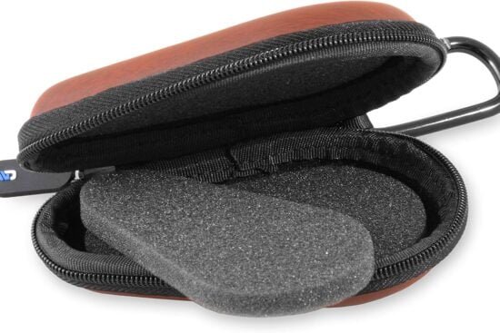 casematix wood pattern clip on asthma inhaler travel case case only 4