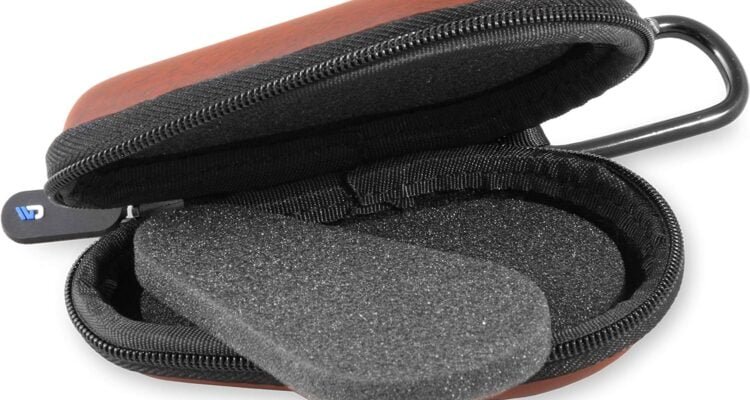 casematix wood pattern clip on asthma inhaler travel case case only 4