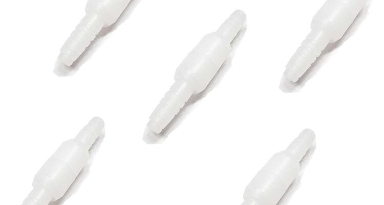 cinoca 5pcs oxygen tubing swivel connector supply for home oxygen 360 degree swivel avoid tube tangles oxygen concentrat