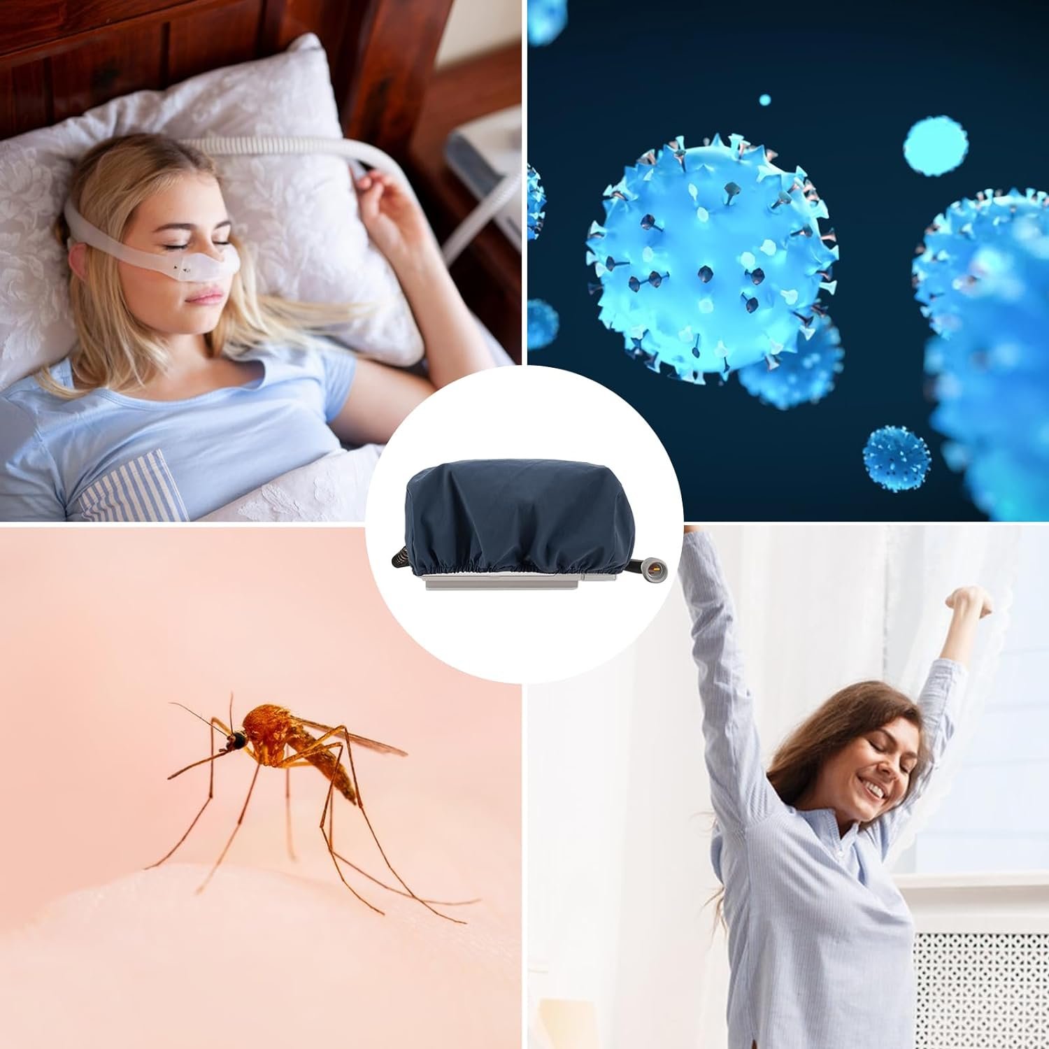 CPAP Dust Cover CPAP Hose Cover CPAP Tubing Cover Protect Your CPAP Machines for Sleep Apnea BiPAP Machines - CPAP Cleaning Supplies-CPAP Accessories,fit Over a Continuous Positive Airway Pressure CPAP Dust Cover CPAP Hose Cover CPAP Tubing Cover Protect Your CPAP Machines for Sleep Apnea BiPAP Machines - CPAP Cleaning Supplies-CPAP Accessories,fit Over a Continuous Positive Airway Pressure