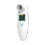 digital peak flow meter spirometer portable pef forced expiratory volume fev1 lung tester with red yellow green risk ind
