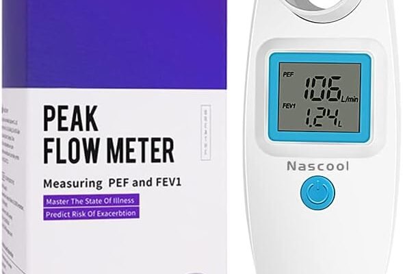 digital peak flow meterhome medical with tracking software accuratereliable spirometer for asthma copd adult kids