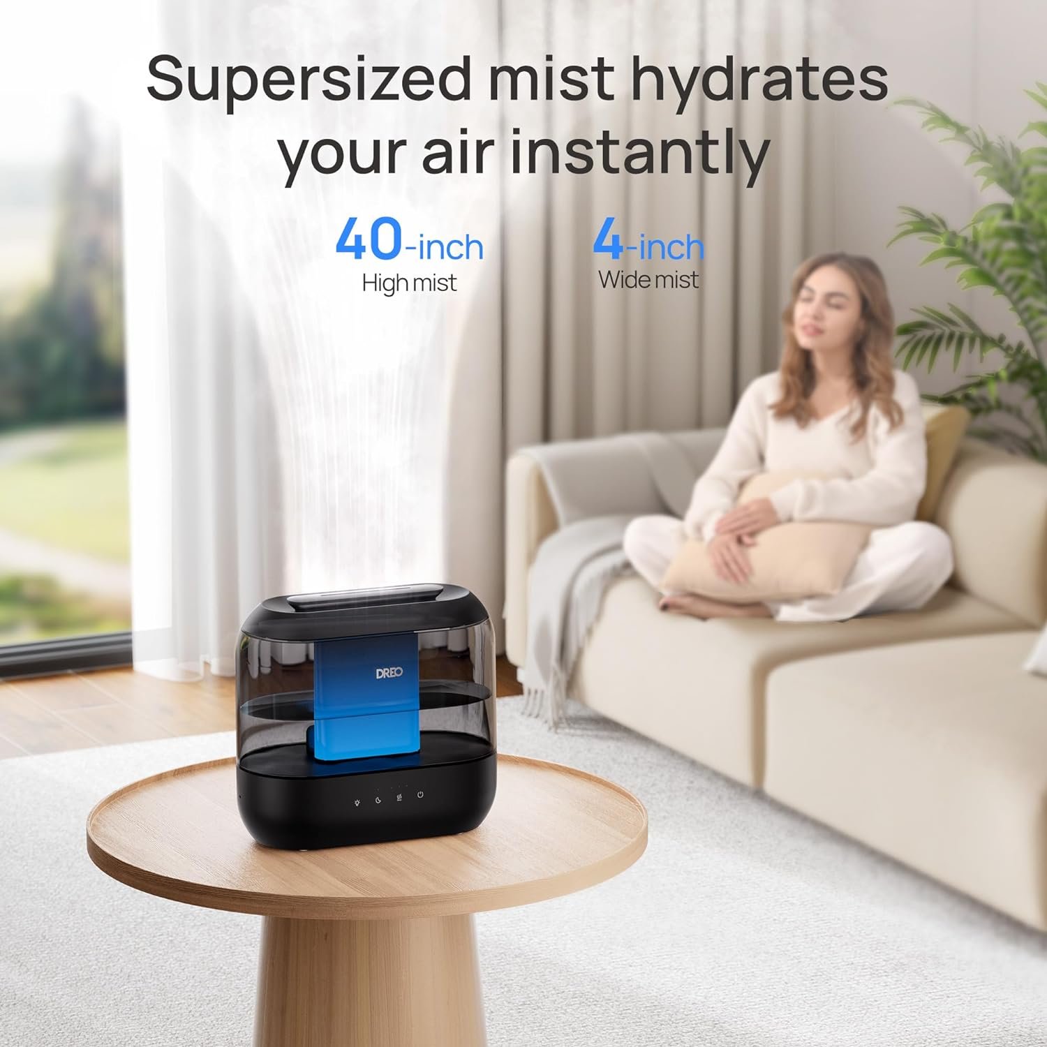 Dreo Humidifier Review 1 dreo-humidifiers-for-bedroom-top-fill-4l-