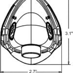 healva 5 pack oxygen mask with 66 tubing and adjustable elastic strap adult europe size l 3