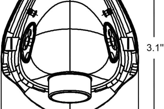 healva 5 pack oxygen mask with 66 tubing and adjustable elastic strap adult europe size l 3