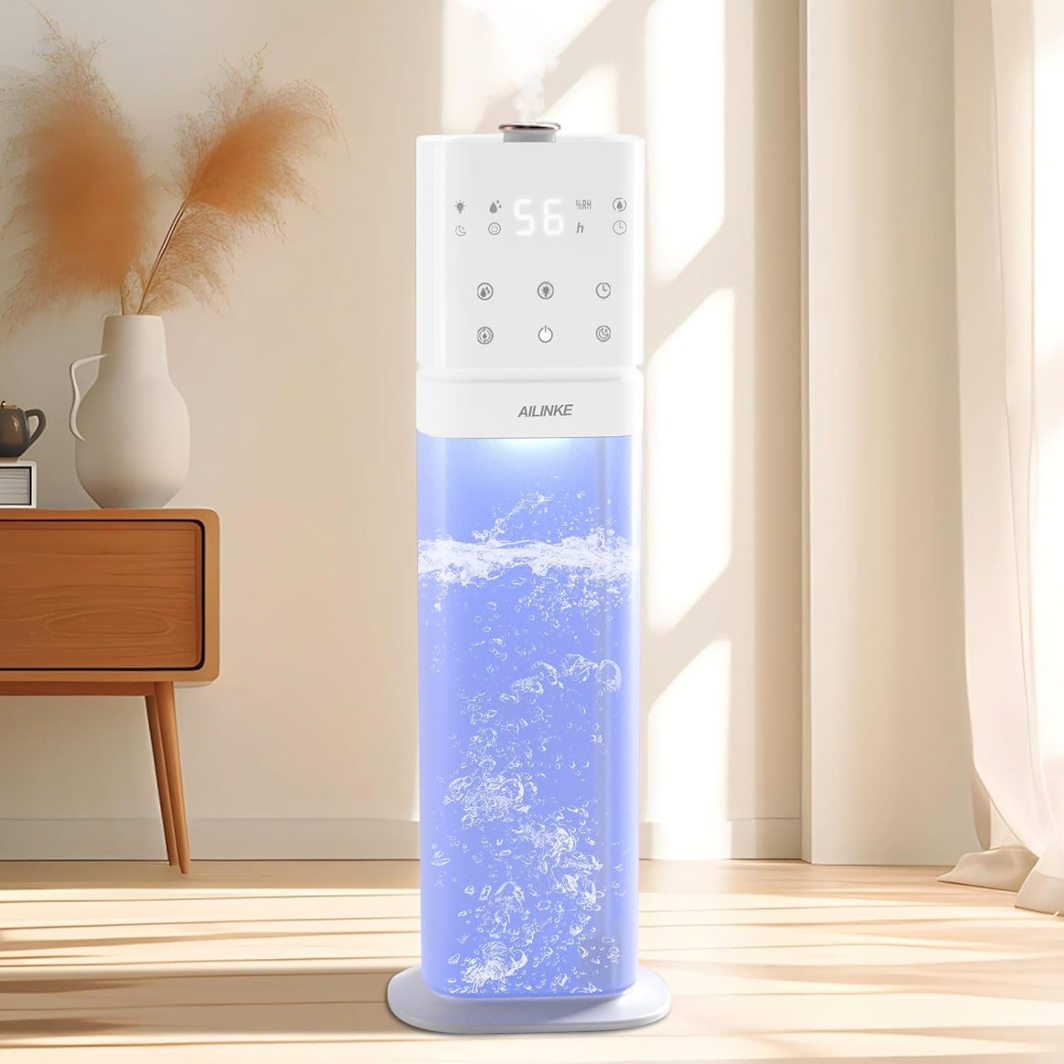 Humidifier Large Room, 2.1Gal/8L Humidifiers for Home with Extended Tube, Room Cool Mist Humidifier, School, Office, Warehouse