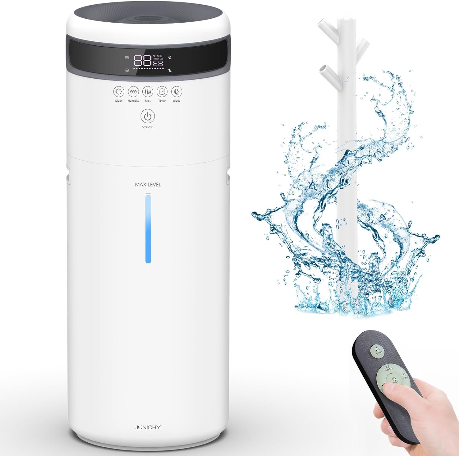 Humidifiers 4.5Gal/17L Humidifier Large Room Top Fill Large Humidifiers for Home 2000 sq ft with Remote Control Large Room Humidifier Quite Whole House Humidifier for Bedroom Tower Humidifier Plant