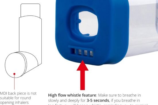 inhaler spacer for adults aerochamber spacer with comfortable adult face mask spacer for inhaler mdi improves pump aerof 1
