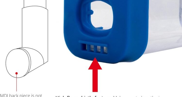 inhaler spacer for adults aerochamber spacer with comfortable adult face mask spacer for inhaler mdi improves pump aerof 1