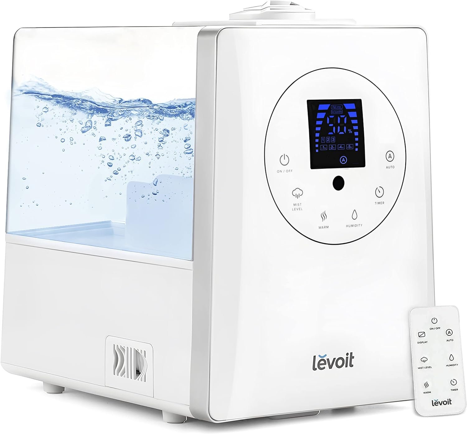 LEVOIT Top Fill Humidifiers for Bedroom, 2.5L Tank for Large Room, Easy to Fill  Clean, 26dB Quiet Cool Mist Air Humidifier for Home Baby Nursery  Plants, Auto Shut-off and BPA-Free for Safety, 25H