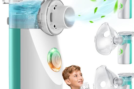 nebulizer nebulizer machine for adults and kids portable and handheld mesh nebulizer for breathing problems with 3 masks