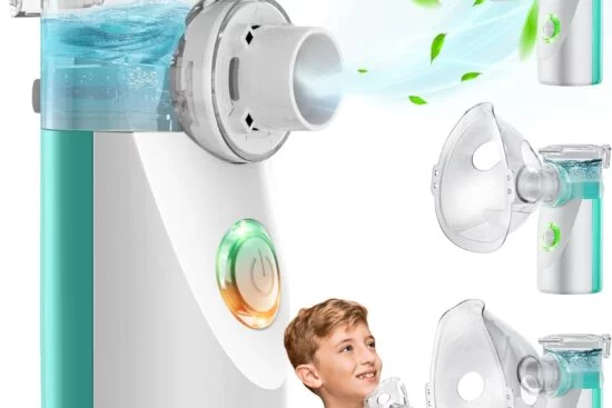 nebulizer nebulizer machine for adults and kids portable and handheld mesh nebulizer for breathing problems with 3 masks