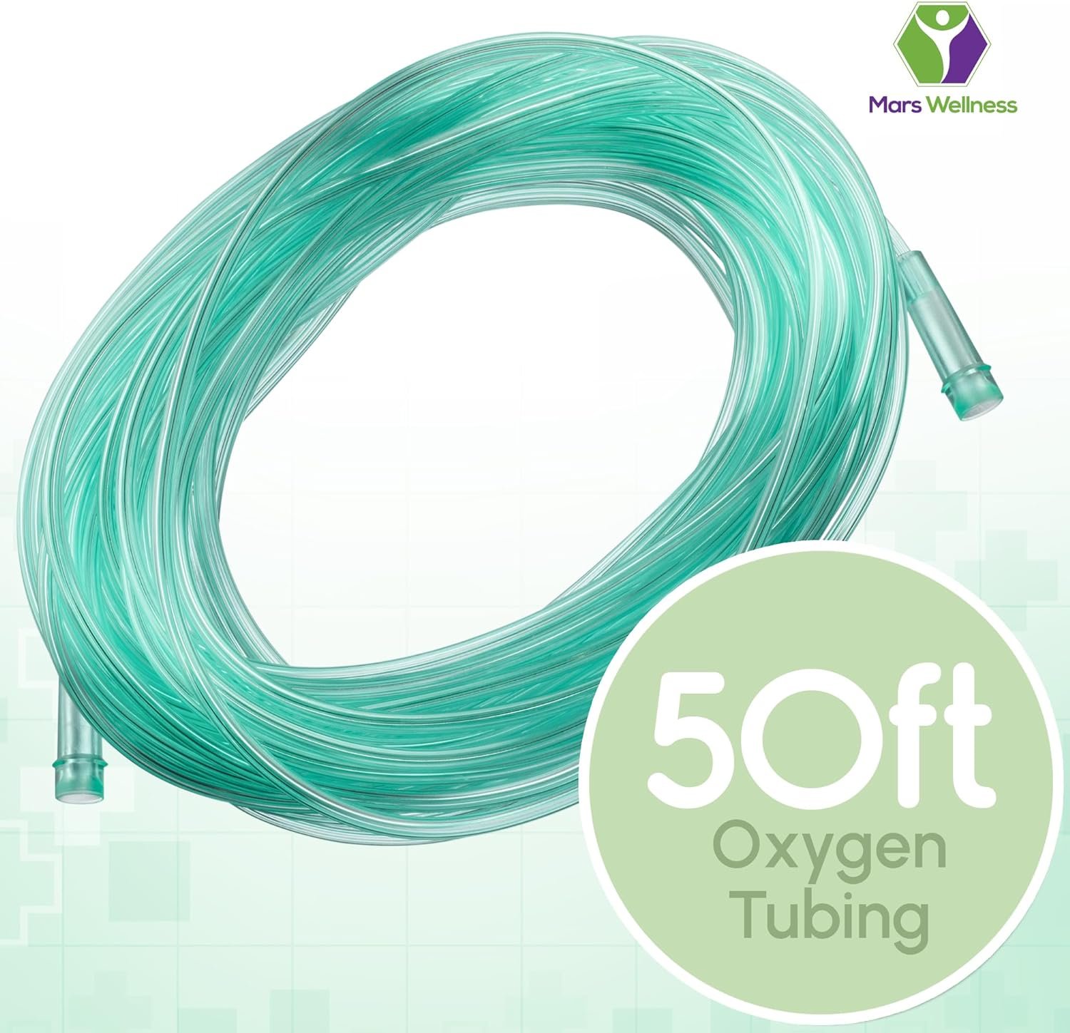 Oxygen Tubing - Premium Green Crush Resistant Oxygen Tubes - Extra Long 50 Foot - Pack of 3 Tubes Oxygen Tubing - Premium Green Crush Resistant Oxygen Tubes - Extra Long 50 Foot - Pack of 3 Tubes