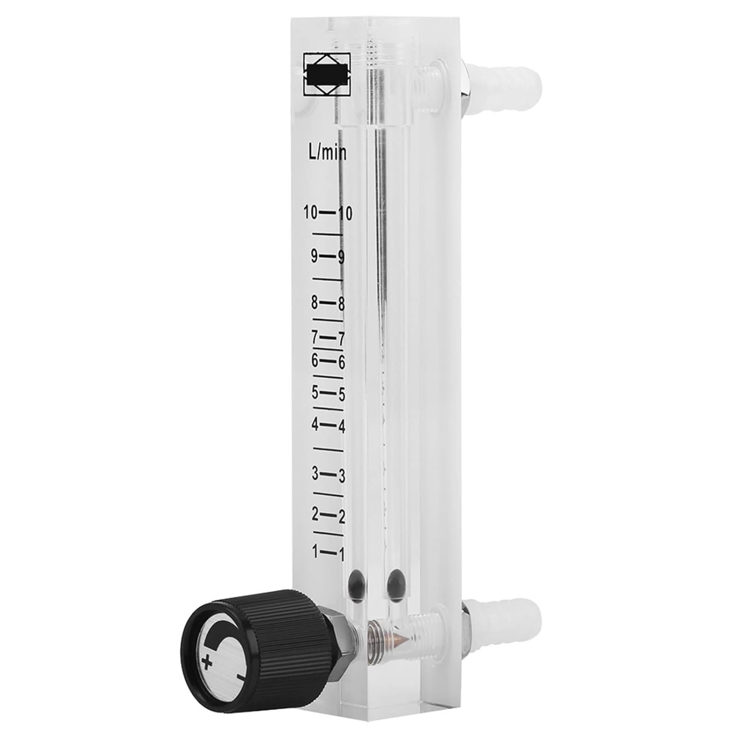 Oxygen/Air/Gas Peak Flow Meter, LZQ-7 1-10LPM Flowmeter Flow Meter with Control Valve Oxygen/Air/Gas Peak Flow Meter, LZQ-7 1-10LPM Flowmeter Flow Meter with Control Valve