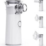 portable nebulizer handheld nebulizers for travel and household use quiet nebulizer machine for adults kids cool steam i