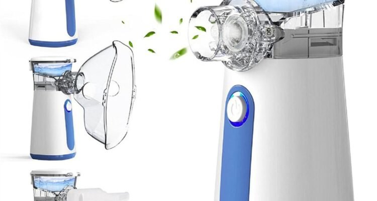 portable nebulizer machine for adults kids usb c rechargeable handheld nebulizer for breathing treatment 2 adjustable mo