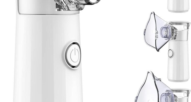 portable nebulizer nebulizer machine for adults and kids handheld mesh nebulizer of cool mist for breathing problems use