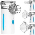 portable nebulizer rechargeable nebulizer machine for adults and kids ultrasonic mesh nebulizer with two modes self clea