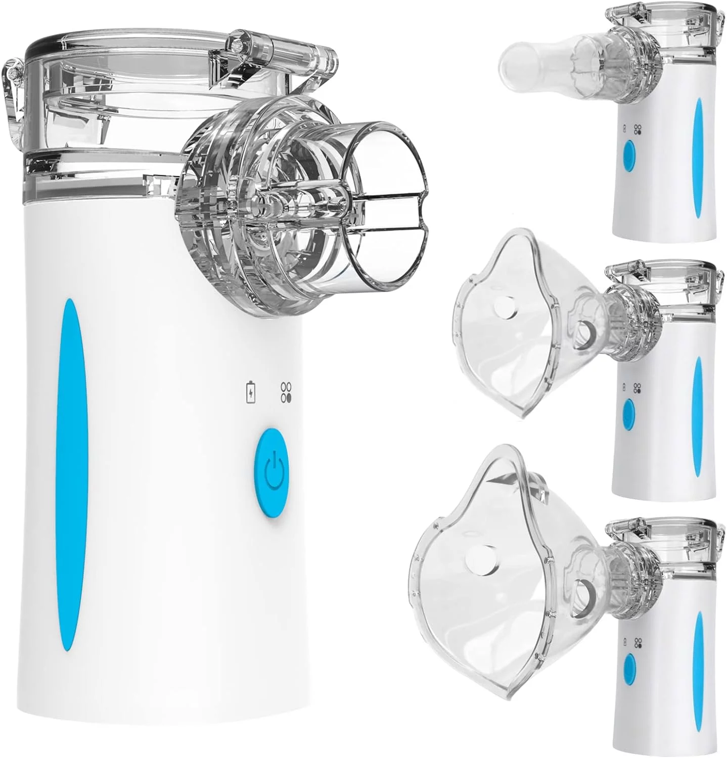 portable nebulizer rechargeable nebulizer machine for adults and kids ultrasonic mesh nebulizer with two modes self clea