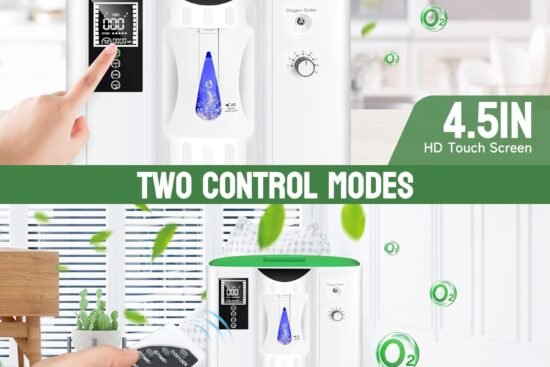 portable oxygen concentrator machine for home use continuous and stable oxygen can remote control household equipment 2