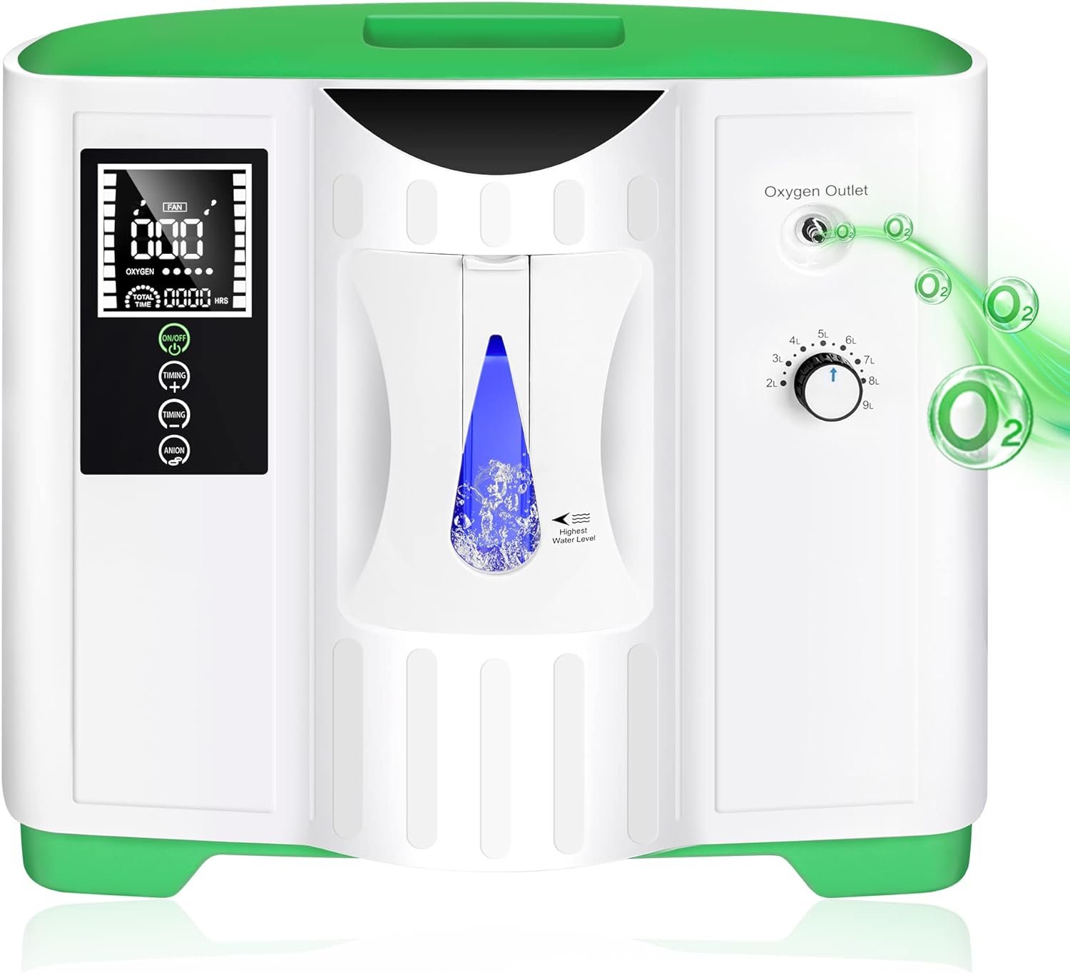 Portable Oxygen Concentrator Machine for Home Use, Continuous and Stable Oxygen, Can Remote Control, Household Equipment
