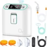 portable oxygen concentrator machine with oxygen tubing can remote control continuous and stable supplemental oxygen