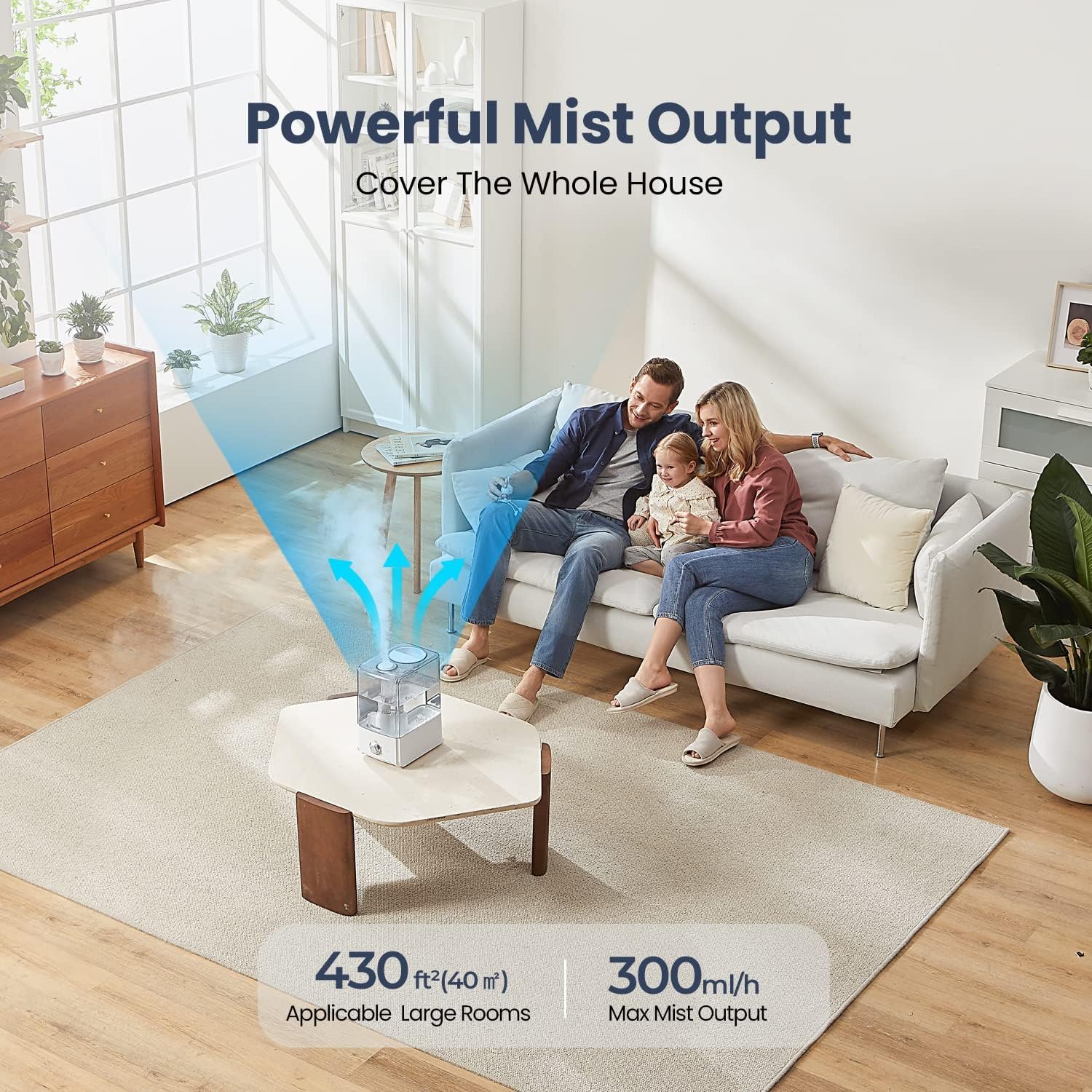 Rbioko Humidifiers for Large Room Bedroom (6.5L), Cool Mist Ultrasonic Vaporizer for Home Whole House Babies, Customized Humidity, Night Light, Whisper-Quiet (Black) Rbioko Humidifiers for Large Room Bedroom (6.5L), Cool Mist Ultrasonic Vaporizer for Home Whole House Babies, Customized Humidity, Night Light, Whisper-Quiet (Black)