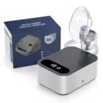 smart nebulizer for adults and kids digital display nebulizer with adjustable timeportable nebulizer machine for breathi