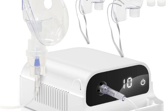 smart nebulizer intelligent digital display nebulizer machine for adults and kidslow noise compression nebulizer for bre