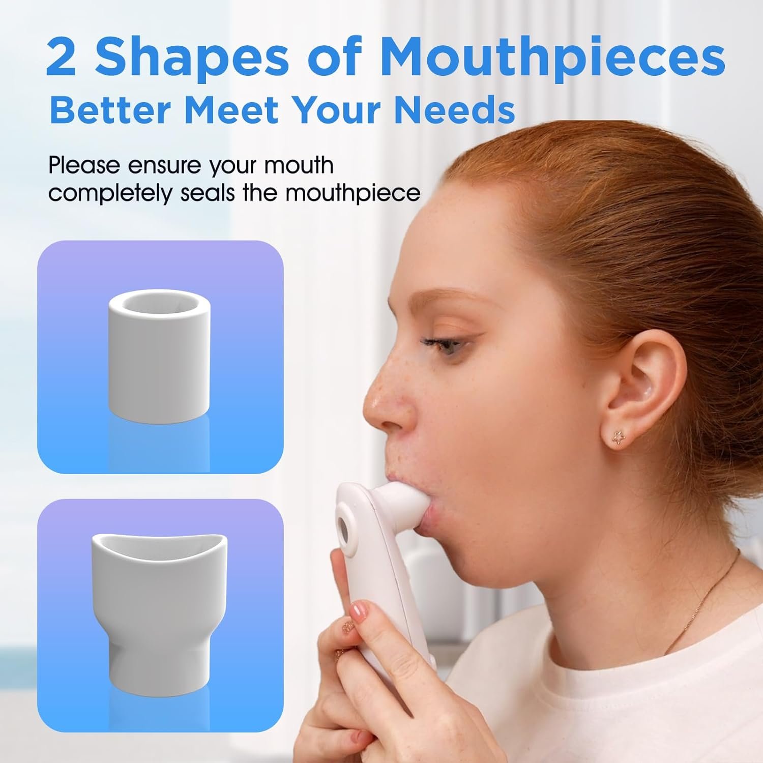 Spirometer Testing Device with Risk Indicator, Portable Peak Flow Meter Test PEF FEV1 for Kids Adults Asthma COPD Other Lung Conditions Monitor, Free Tracking App Bluetooth Connection Spirometer Testing Device with Risk Indicator, Portable Peak Flow Meter Test PEF FEV1 for Kids Adults Asthma COPD Other Lung Conditions Monitor, Free Tracking App Bluetooth Connection
