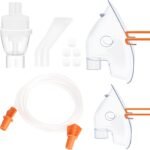 vcbb nebulizer tubing and mouthpiece replacement kit for adult child universal size for home and travel use