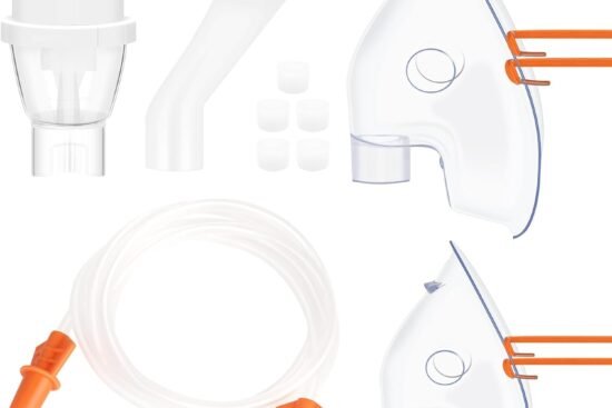 vcbb nebulizer tubing and mouthpiece replacement kit for adult child universal size for home and travel use